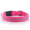 Deluxe Bamboo & Soft Padded Fleece - Personalized Dog Collar