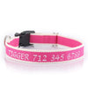 Personalized Embroidered Collar - Made from Organic Bamboo Webbing