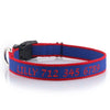 Personalized Embroidered Collar - Made from Organic Bamboo Webbing