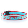 Personalized Embroidered Collar - Made from Organic Bamboo Webbing