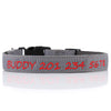 Designer Range - Personalized Dog Collar NEW - Padded & Classy