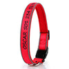 (NEW DESIGN) Super Premium - Nylon & Padded Neoprene with Safety Reflection Strips Dog Collars