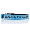 Deluxe Buckle Style Personalised Dog Collar - Soft Padded Nylon & Neoprene