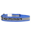 High Reflective Nylon Dog Collar - Personalized