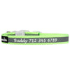 High Reflective Nylon Dog Collar - Personalized